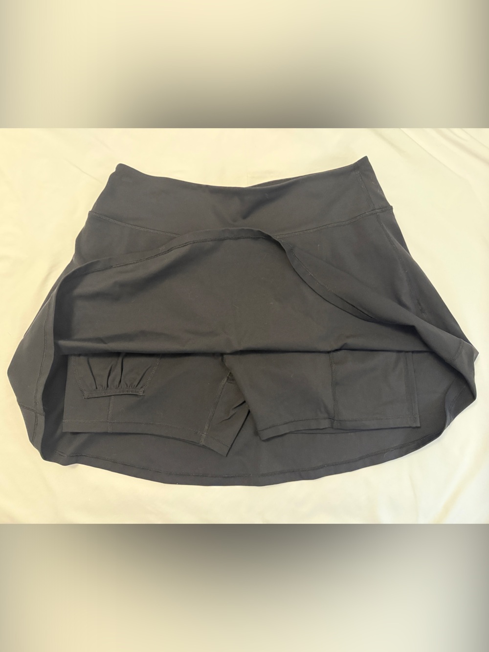 Kit and Ace Black Tennis Skort with Built-in Shorts